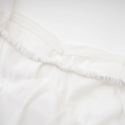 Mariah White Chiffon Ruffle Halterneck Maxi Dress