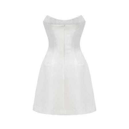Melisande Black Embellished Mini Dress