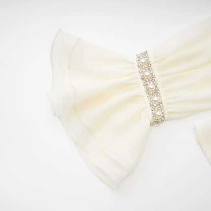 Helene ruffled embellished shirt