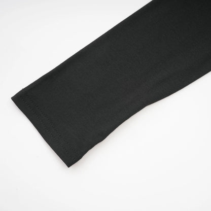 Odette Black Ruched Stretch-Jersey Top