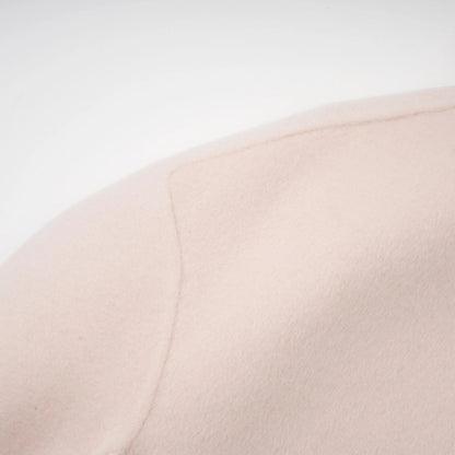 Vienne Pink Diagonal-Placket Short Coat