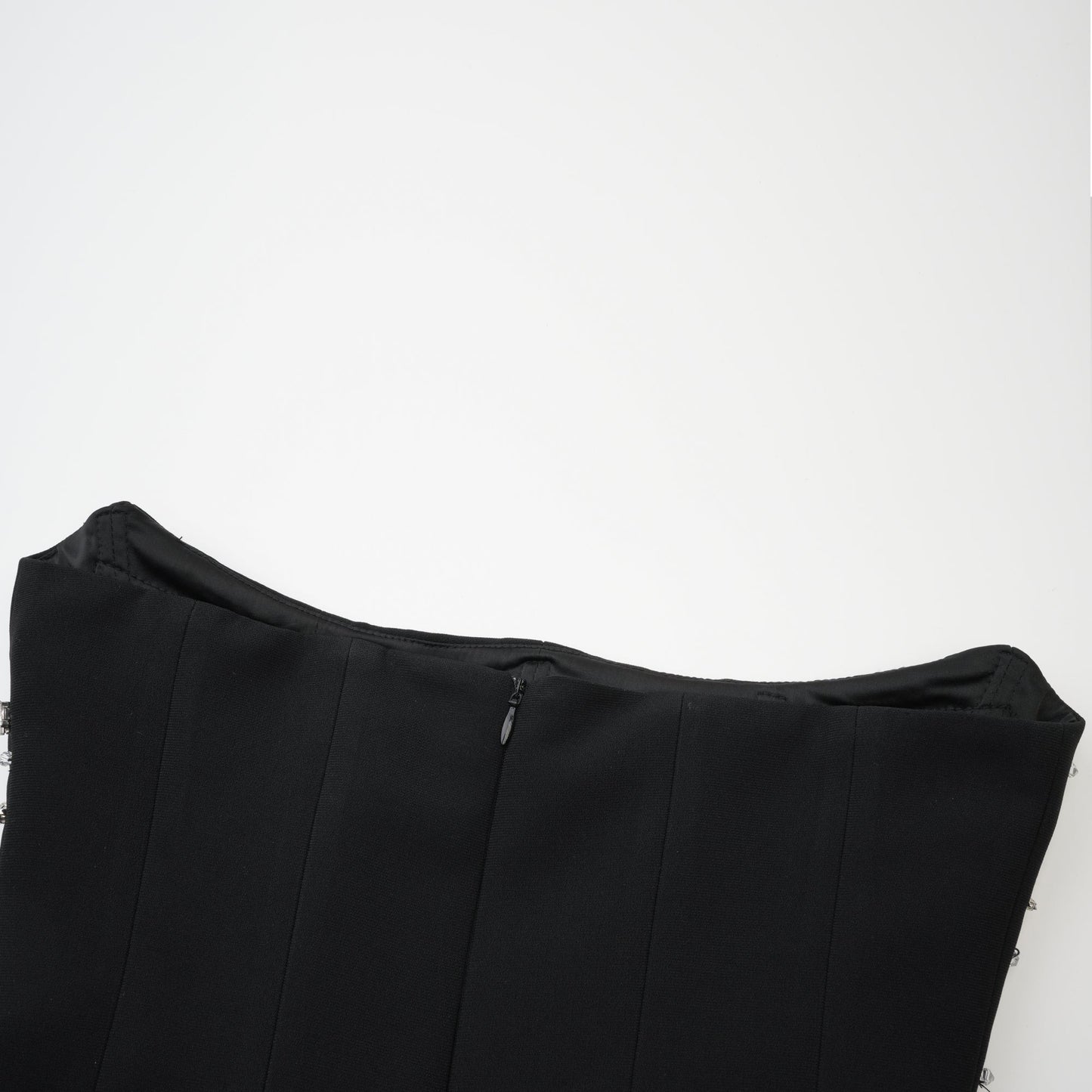 Aurore Black Crystal Embellished Maxi Dress