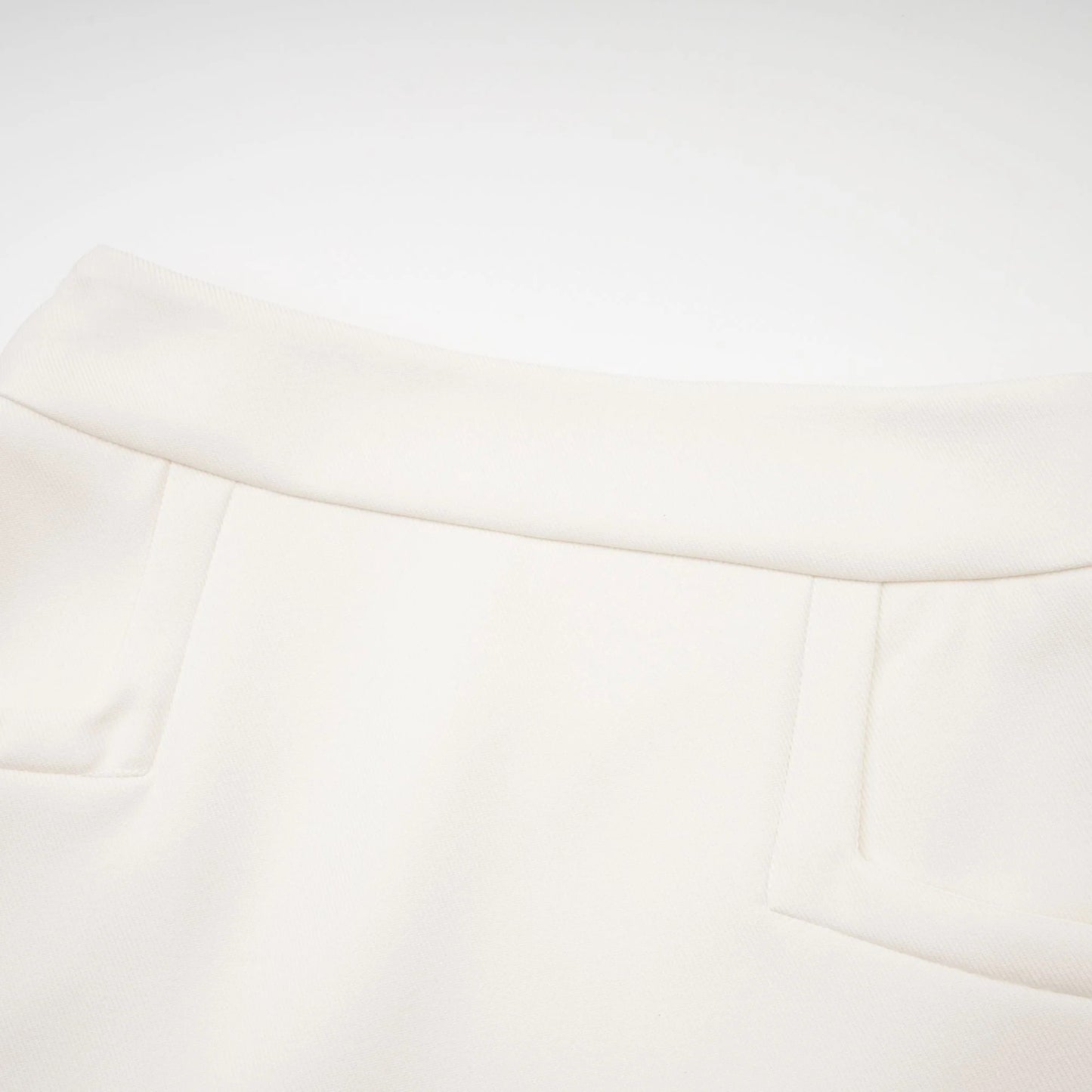 Caitlin White Faux-Fur Jacket & Skirt Matching Set