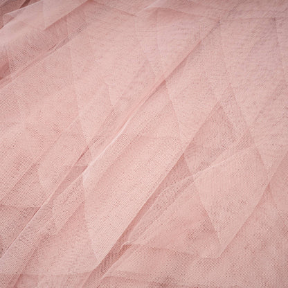 Eilis Pink Bustier Mesh Maxi Dress