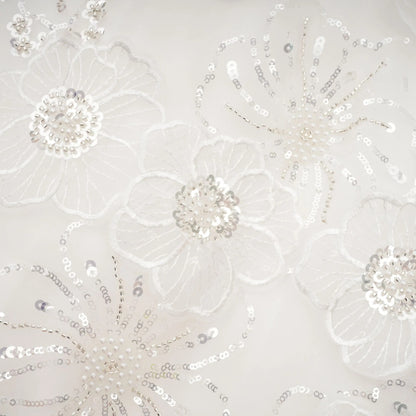 Suzette Crystal-Embellished Floral Mini Dress