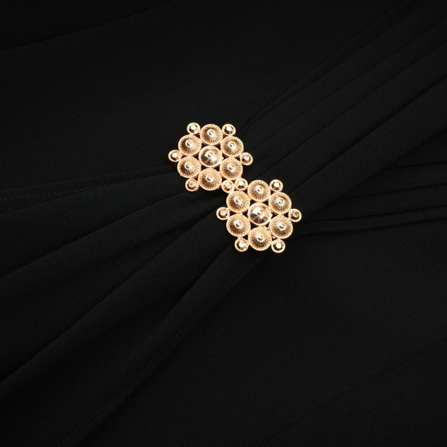 Suzanne Black Pleated Jacket & Trousers Matching Set