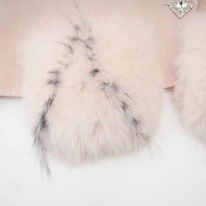 Vienne Pink Diagonal-Placket Short Coat