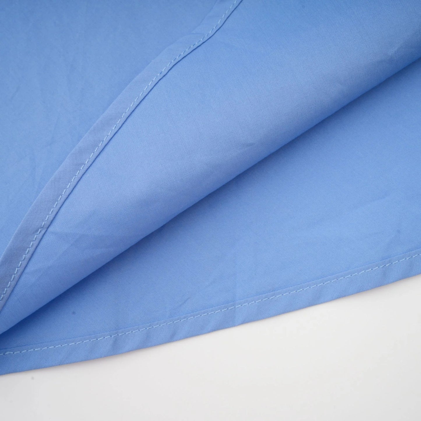 Emma Petal-Detail Drawstring Maxi Dress in Blue