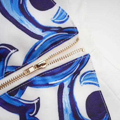 Allegra Graphic-Printed Top & Skirt Matching Set
