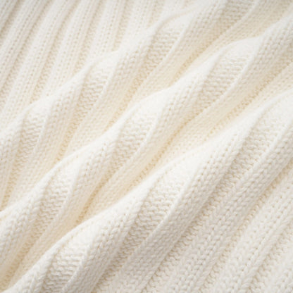 Laetiecia Faux-Fur Ribbed-Knit Jacket