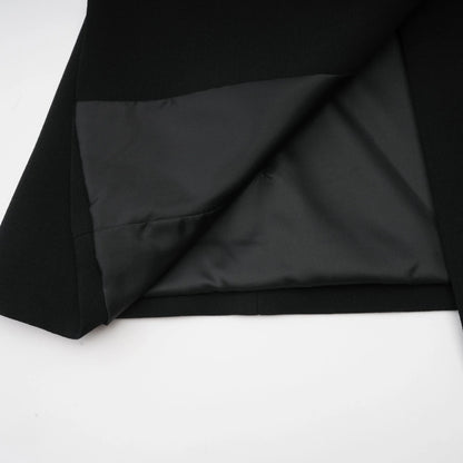 Suzanne Black Pleated Jacket & Trousers Matching Set
