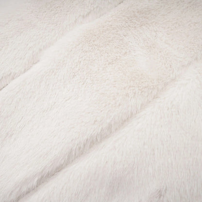 Caitlin White Faux-Fur Jacket & Skirt Matching Set