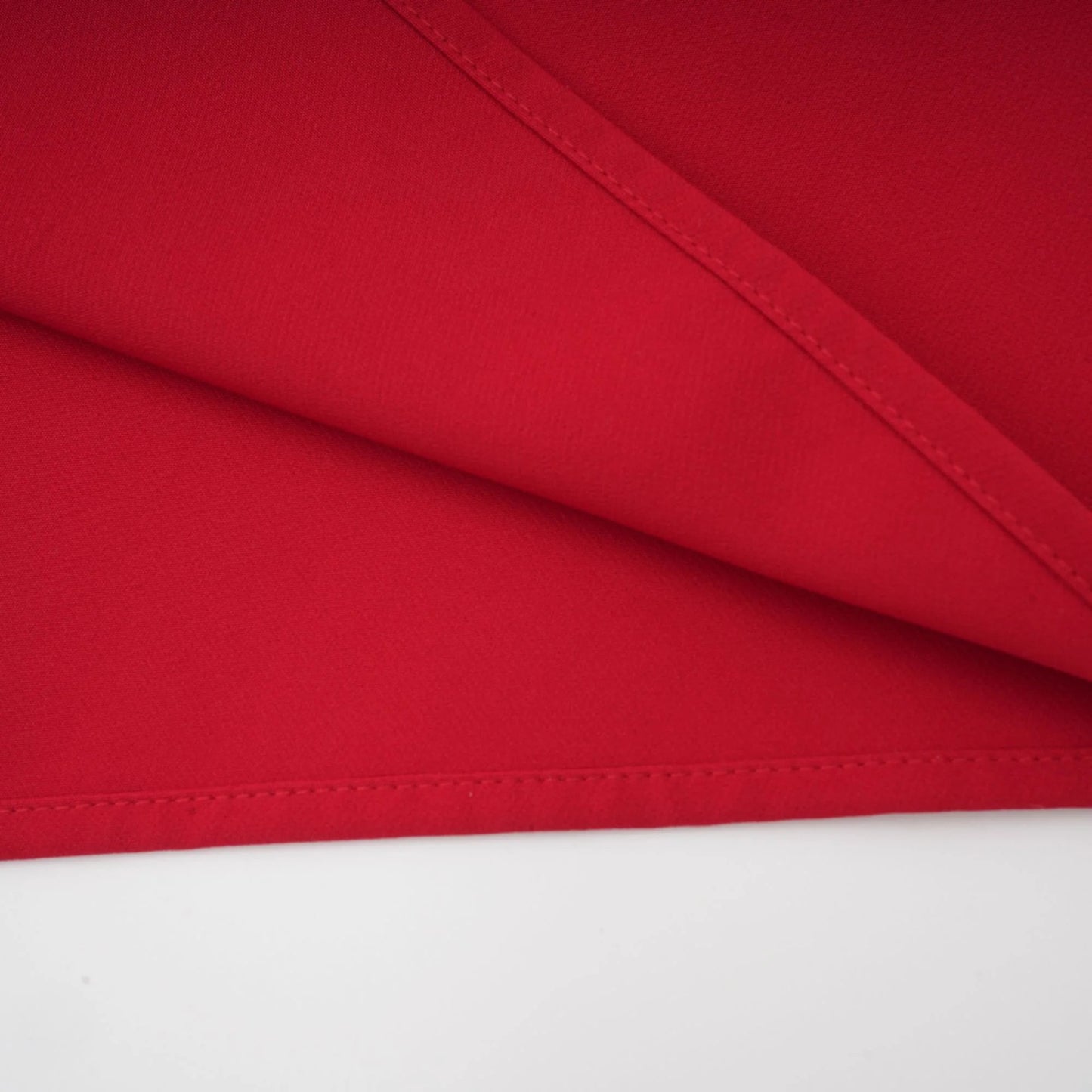 Valentine Red Pleated Maxi Dress with High Slit