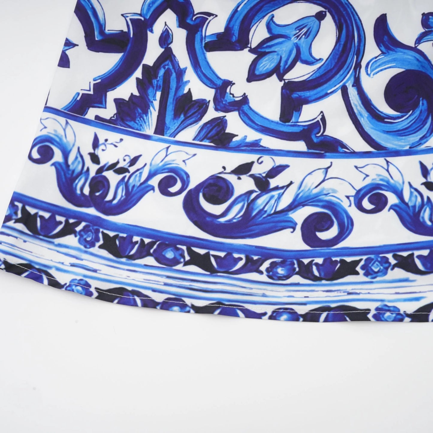 Allegra Graphic-Printed Top & Skirt Matching Set