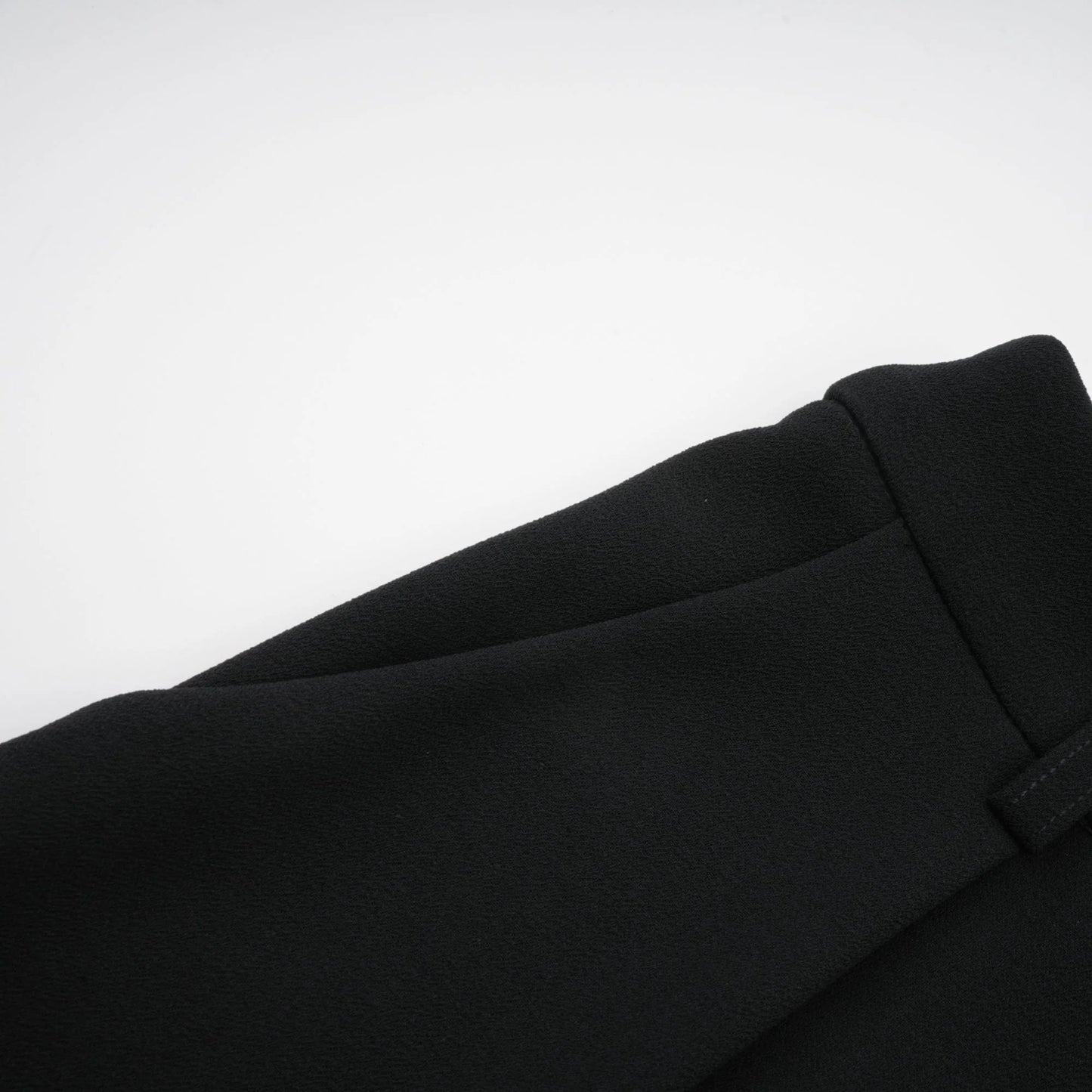 Suzanne Black Pleated Jacket & Trousers Matching Set