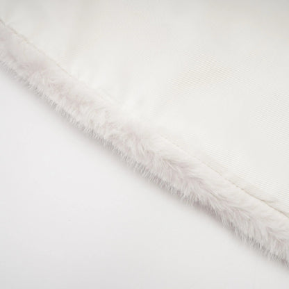 Caitlin White Faux-Fur Jacket & Skirt Matching Set