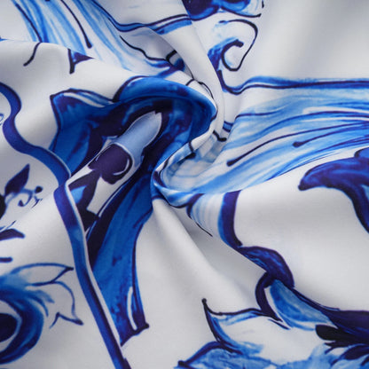 Allegra Graphic-Printed Top & Skirt Matching Set