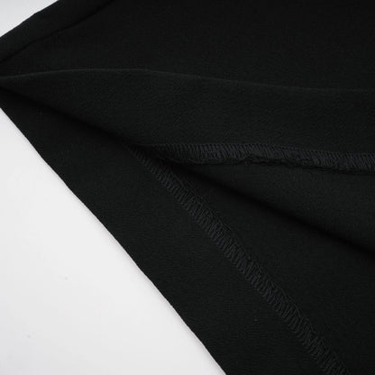 Suzanne Black Pleated Jacket & Trousers Matching Set